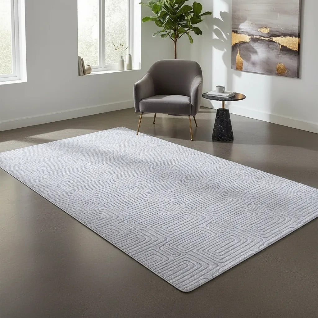 Alfombra Nordica Living 160x230 Antideslizante Poliester