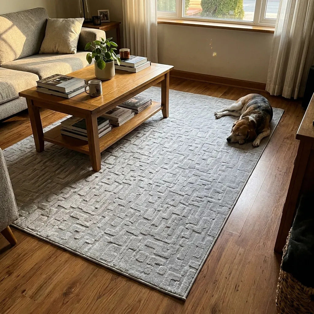 Alfombra Nordica Living 160x230 Antideslizante Poliester