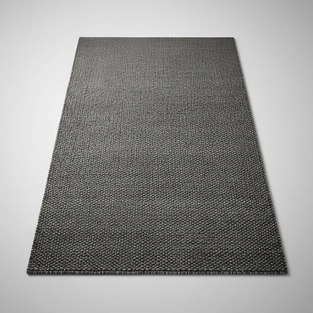 Alfombra Simil Yute Gris 200x290 Grande Living Comedor