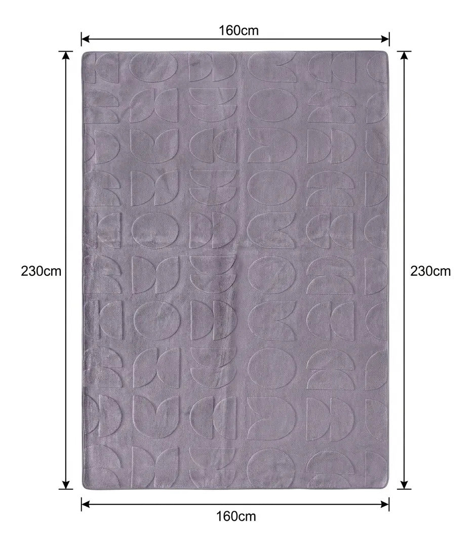 Alfombra Nórdica Living 160x230 Antideslizante Poliéster