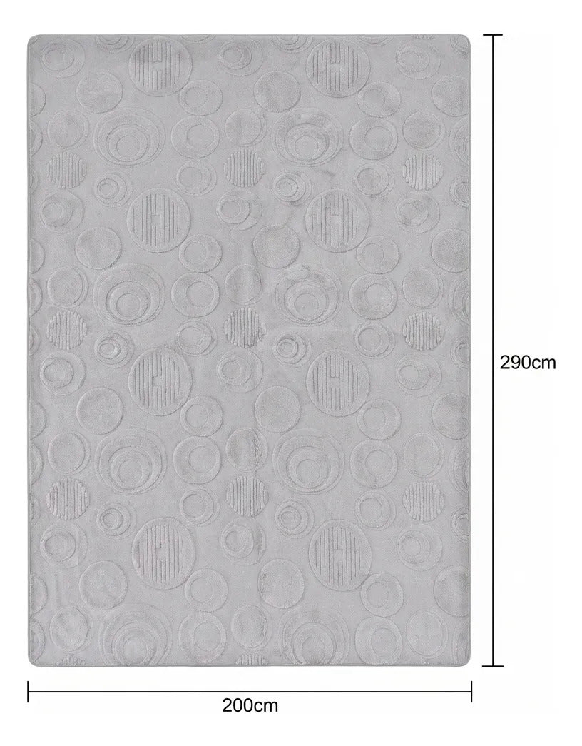 Alfombra Nórdica 200x290 Living Comedor Antideslizante