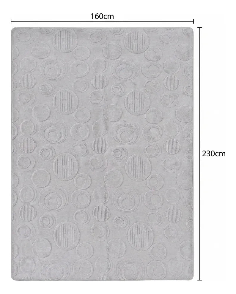 Alfombra Nórdica Living 160x230 Antideslizante Poliéster