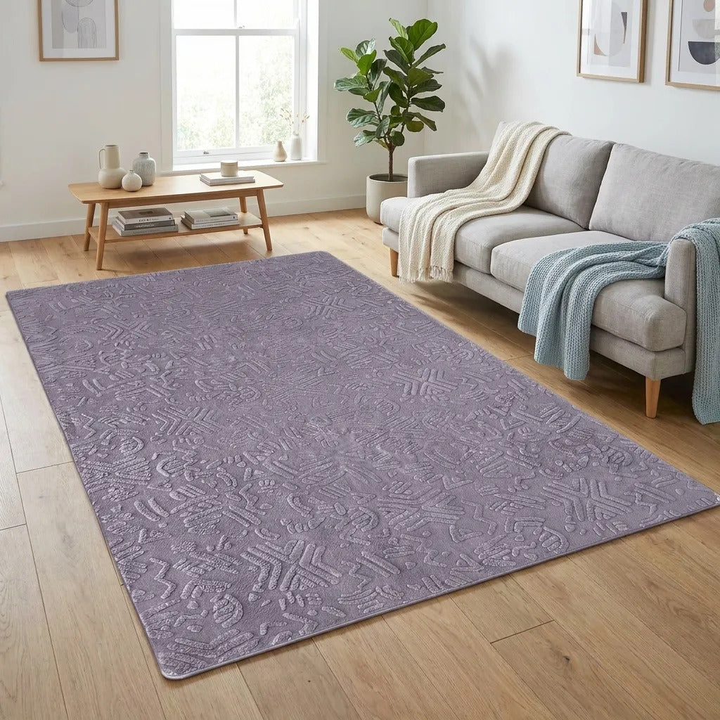 Alfombra Nórdica Living 160x230 Antideslizante Poliéster