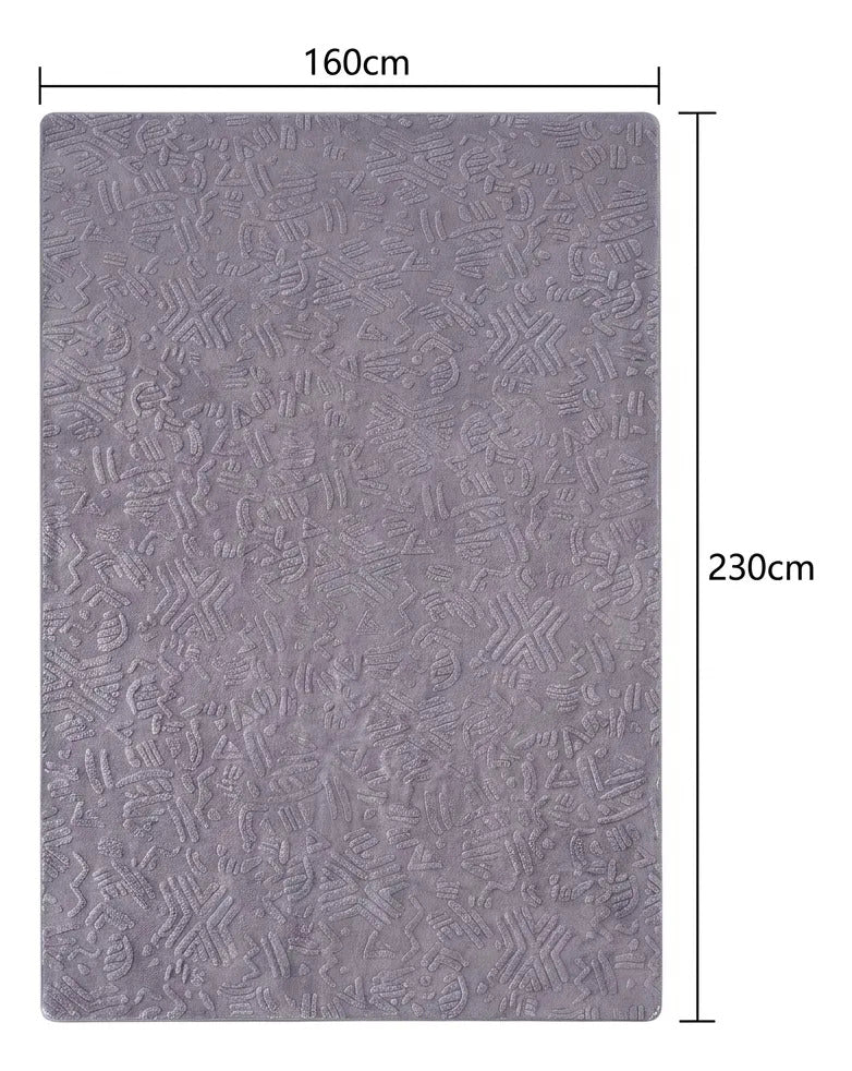 Alfombra Nórdica Living 160x230 Antideslizante Poliéster