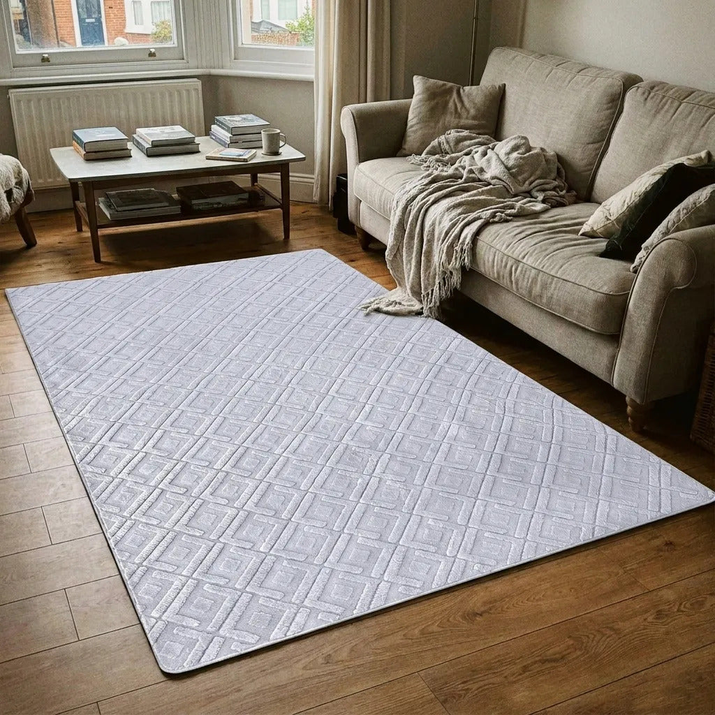 Alfombra Nórdica Living 160x230 Antideslizante Poliéster