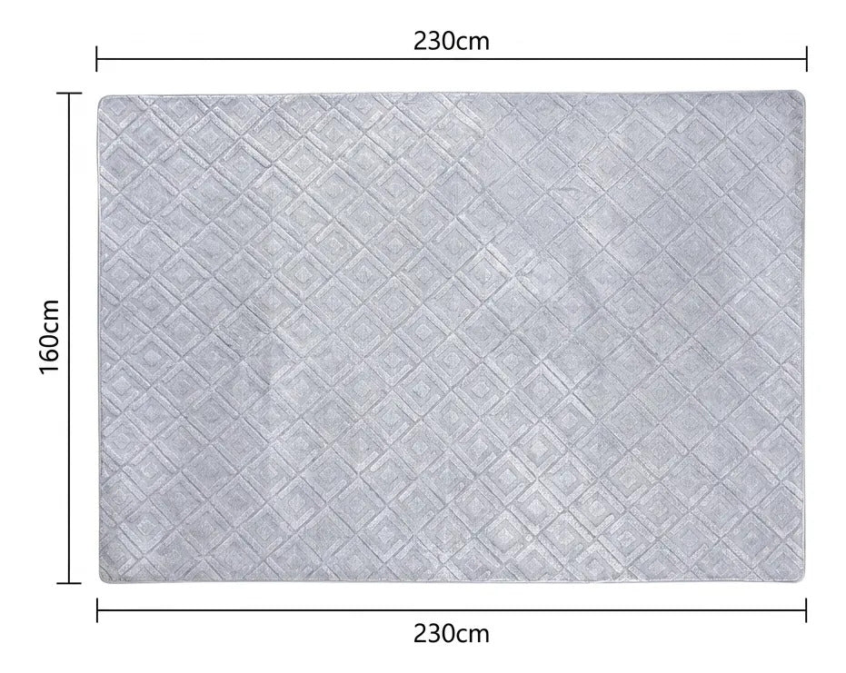 Alfombra Nórdica Living 160x230 Antideslizante Poliéster