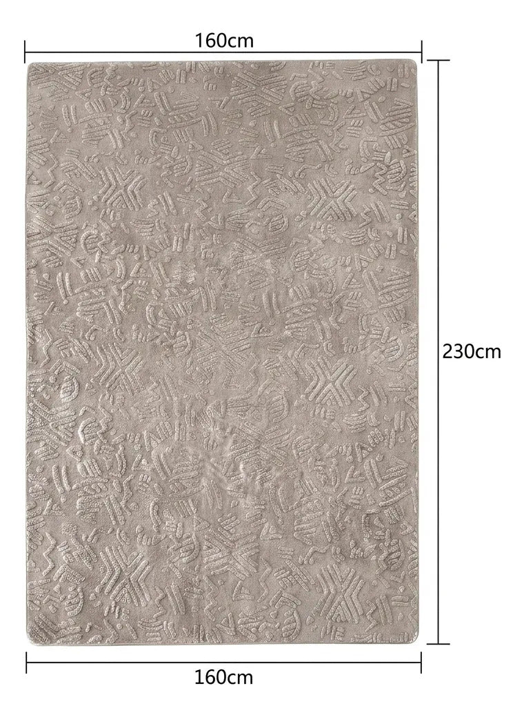 Alfombra Nórdica Living 160x230 Antideslizante Poliéster