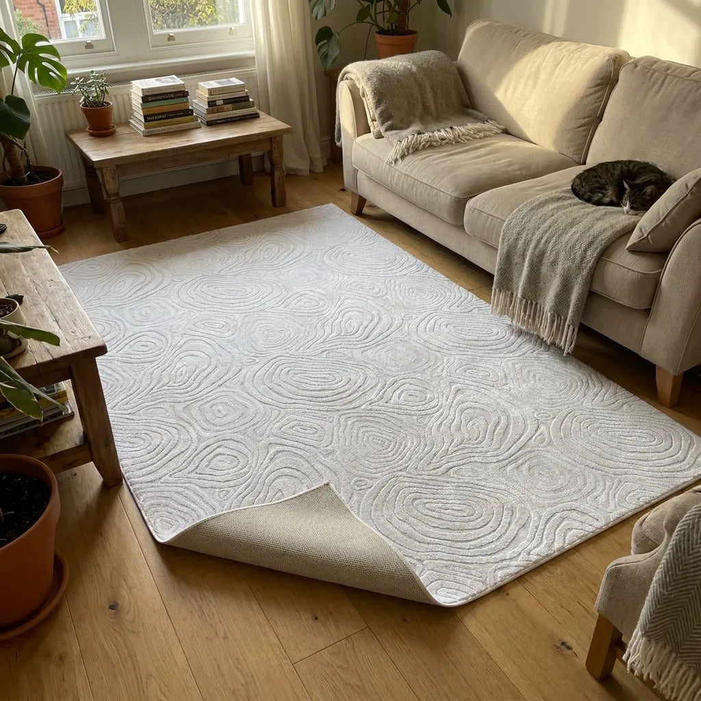 Alfombra Nordica Living 160x230 Antideslizante Poliester