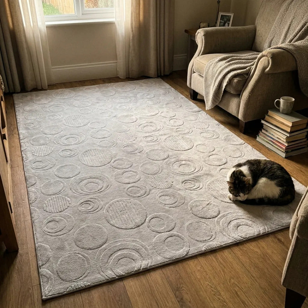 Alfombra Nórdica Living 160x230 Antideslizante Poliéster